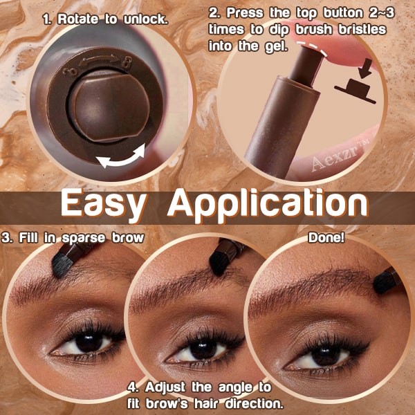 Aexzr™ Easy Dip-and-Brush All-Day Wear Eyebrow